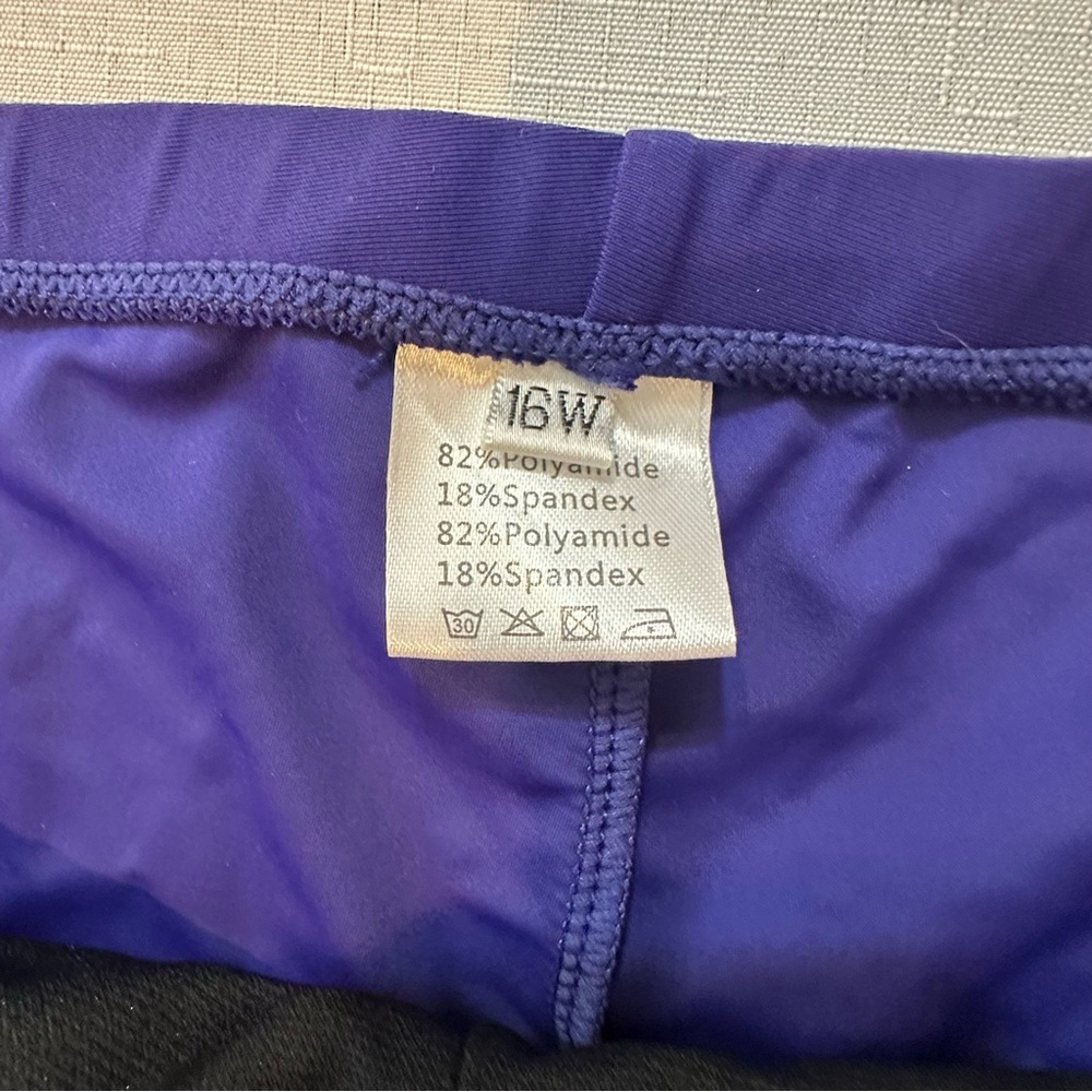 Hanna Nikole Blue Tie Dye Tankini Set Size 16W NWT - Picture 4 of 16